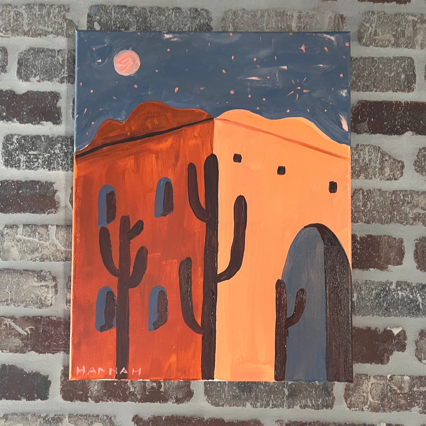 Desert Night Canvas Class - Friday, June 19th -6:30-8:30 PM