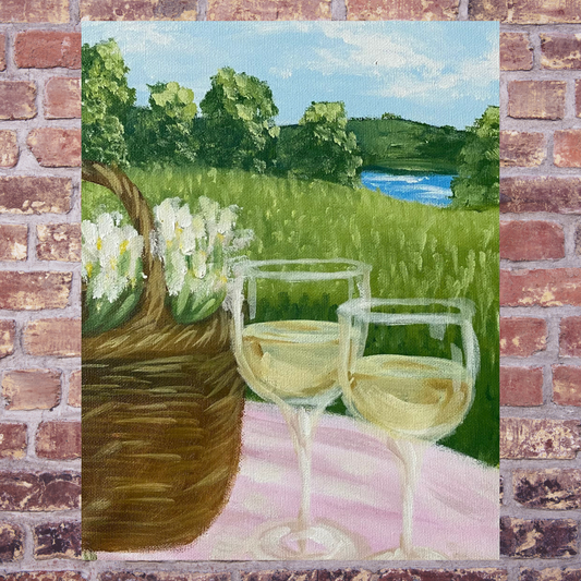 Summer Picnic Canvas Class - Saturday, August 15th - 2:30-4:30PM