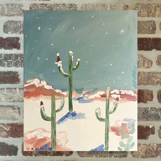 Winter Desert Canvas Class - Thursday, December 11th - 6:30-8:30PM
