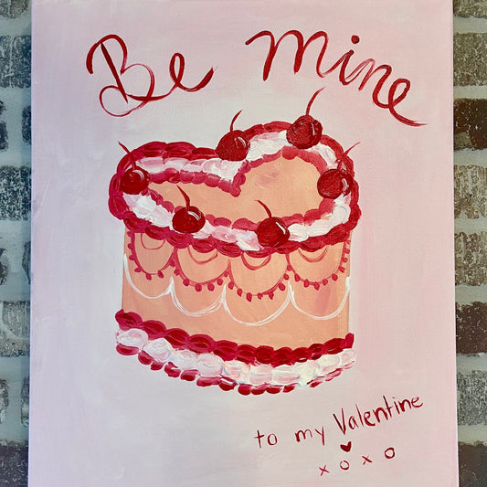 Be Mine Canvas Class - Friday, February 6th - 6:30-8:30PM