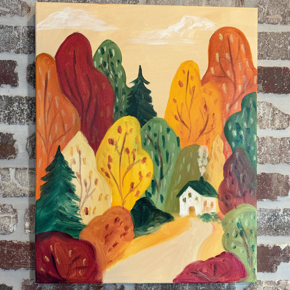 Autumn House Canvas Class - Friday, October 9th 6:30-8:30 PM