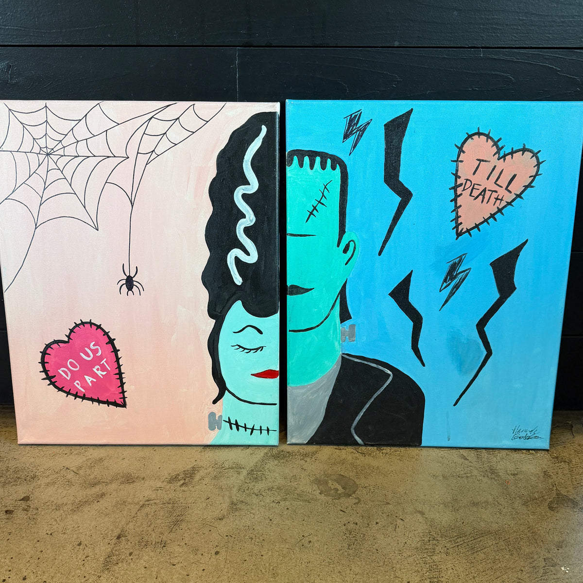 Couples Canvas Class -Saturday, October 10th 6-8PM