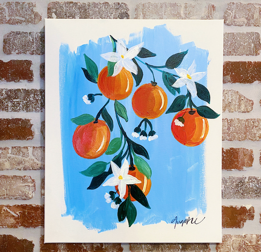 Citrus Canvas Class - Friday, January 30th - 6:30-8:30PM